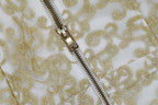 Gilded Gold Fishtail Maxi Dress