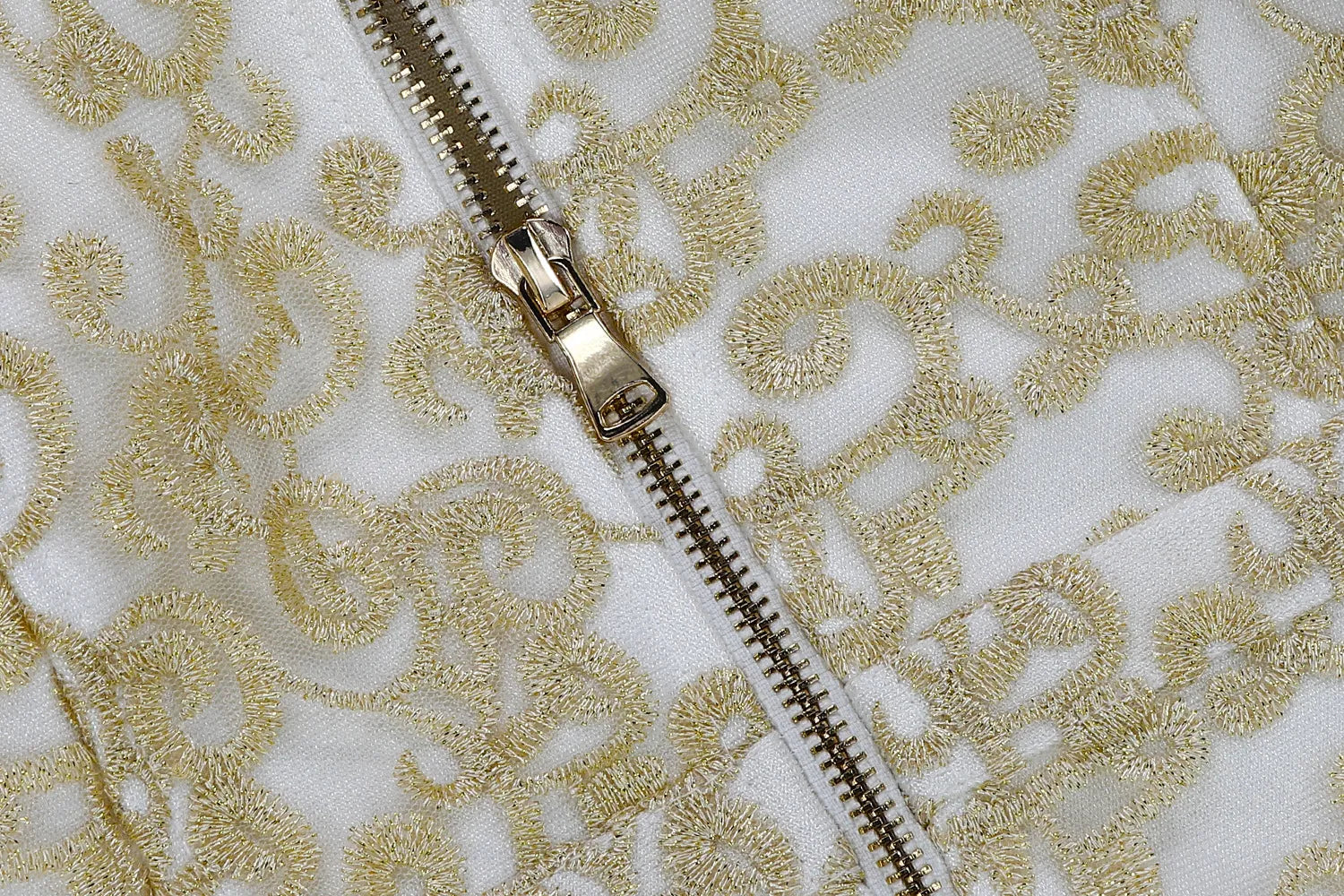 Gilded Gold Fishtail Maxi Dress