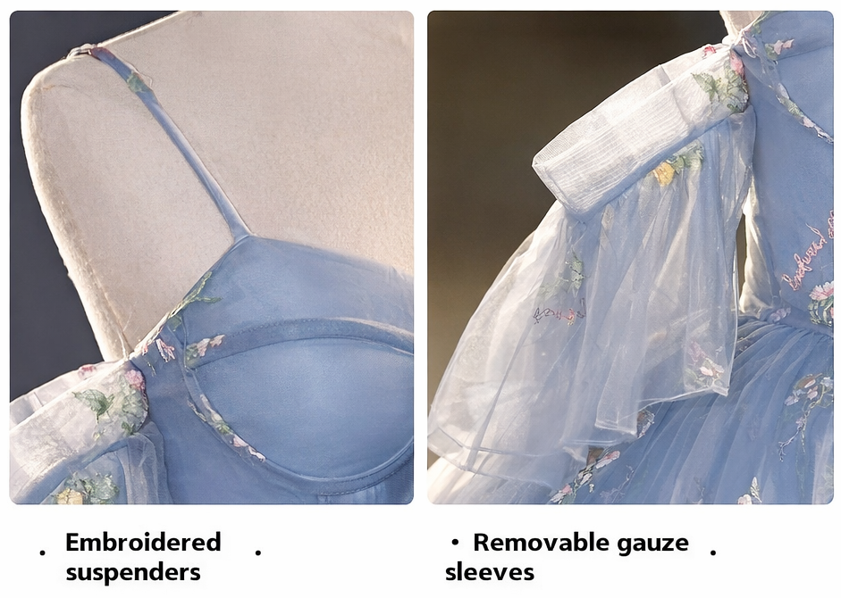 Periwinkle Princess Bloom Gown