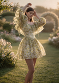 Spring Meadow Ruffle Dress