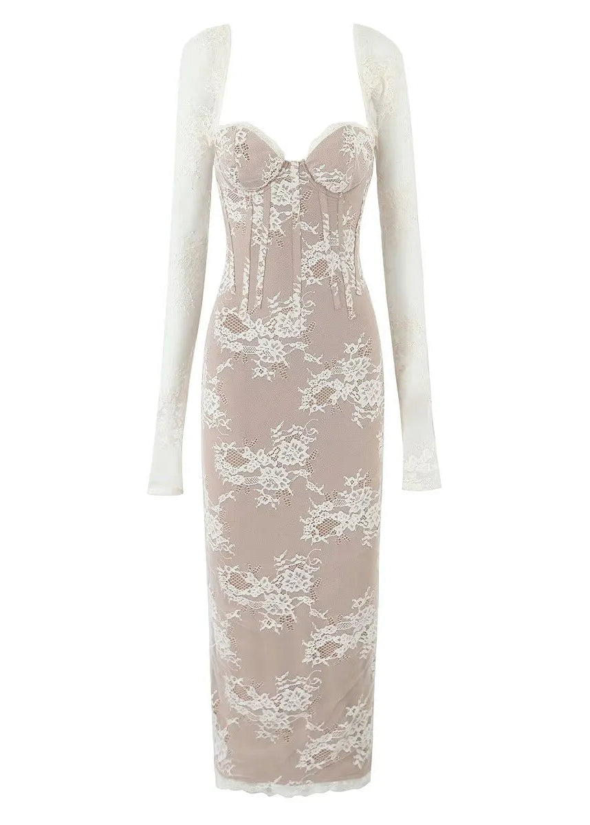 Lace Reverie Midi Dress