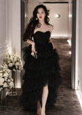 Midnight Bloom Tulle Gown