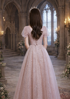 Pink Champagne Princess Gown