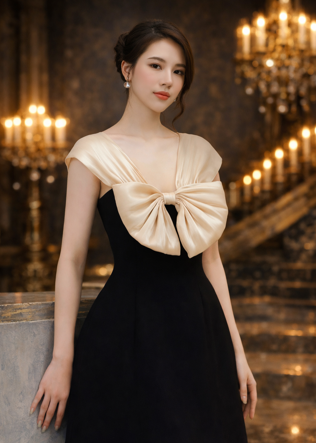 Étoile Bow Mini Dress