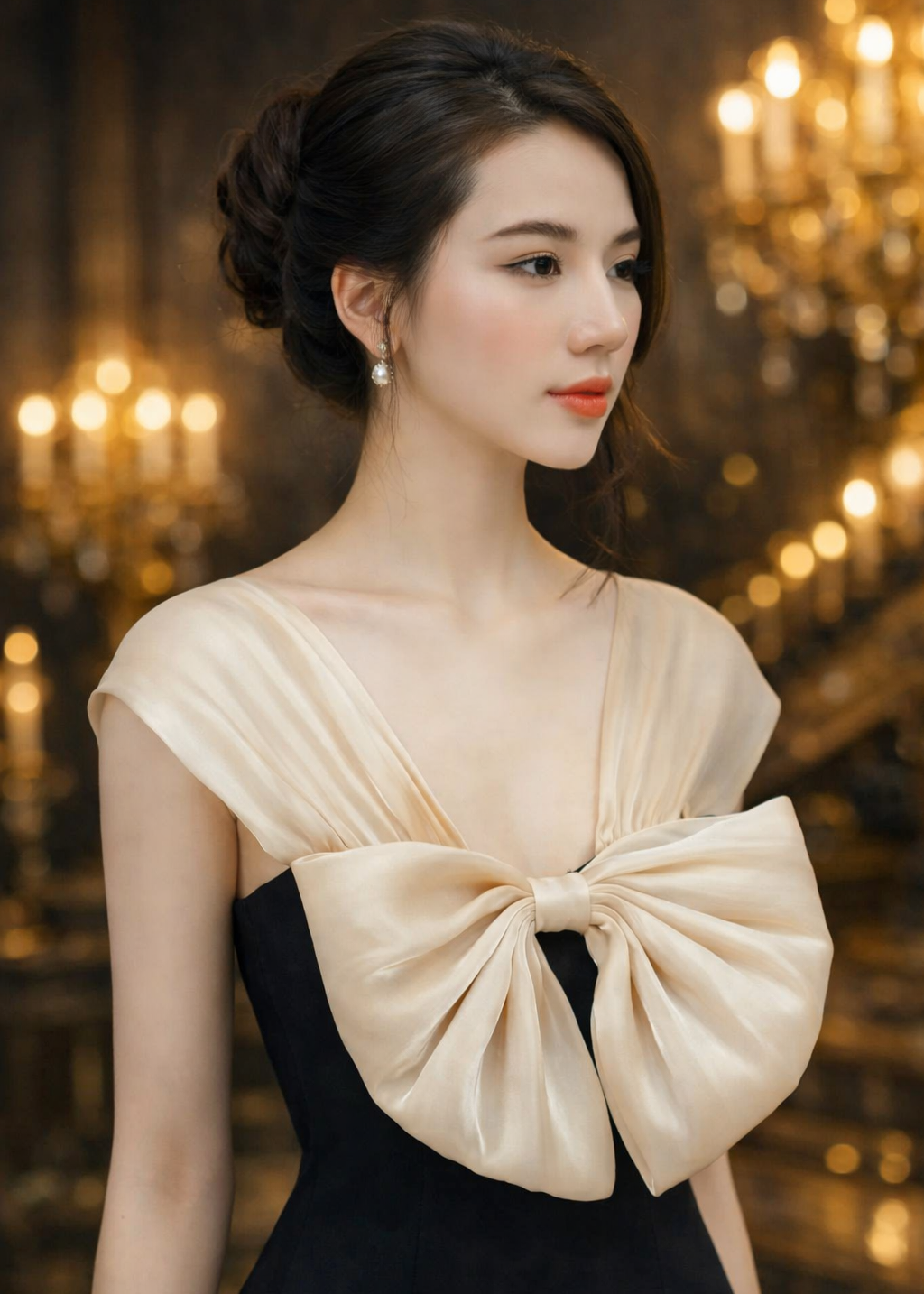 Étoile Bow Mini Dress