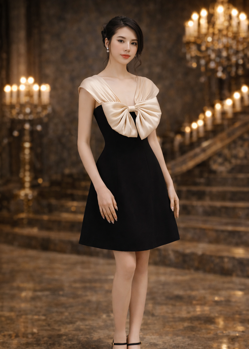 Étoile Bow Mini Dress